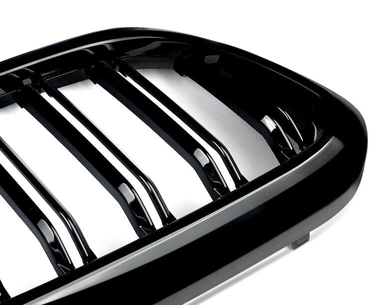 BMW 5-Sarja G30 G31 520i 530i 540i M5 2017-2020 Kiiltävän mustat munuaiset